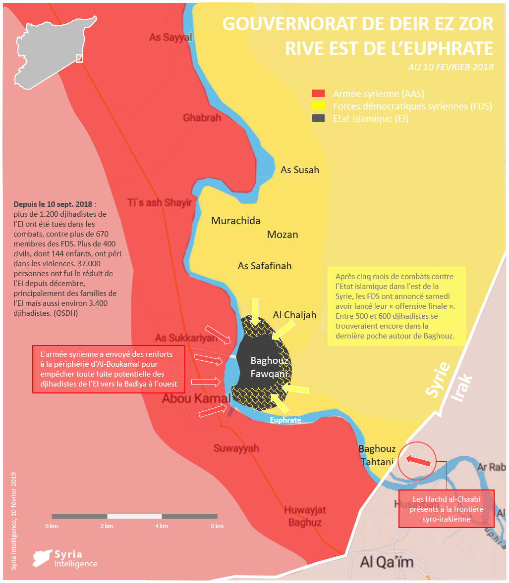 Situation Militaire Dans Le Gouvernorat De Deir Ez-Zor Au 10 Février ...