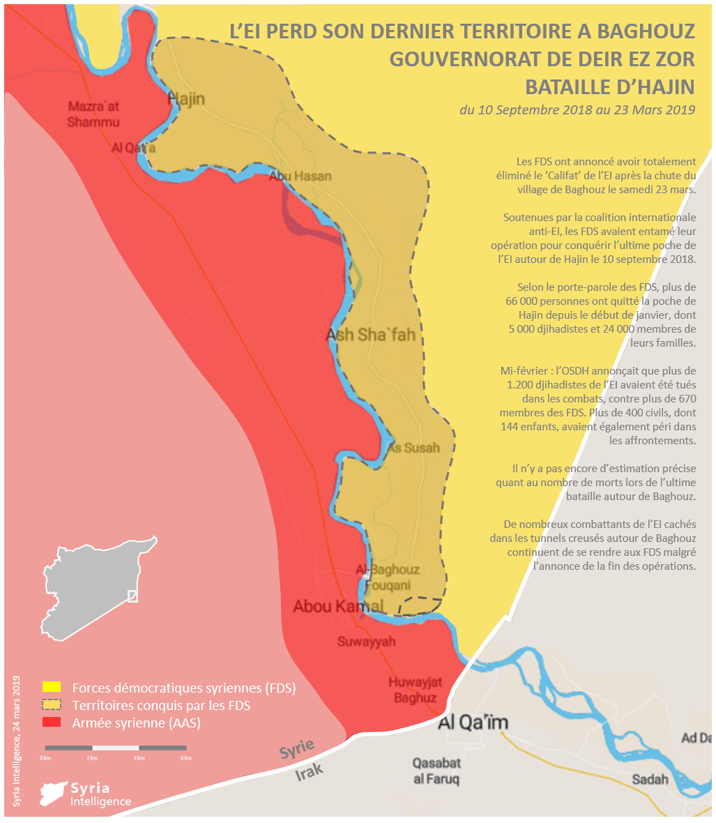 Situation Militaire Dans Le Gouvernorat De Deir Ez-Zor : L'EI Perd Son ...